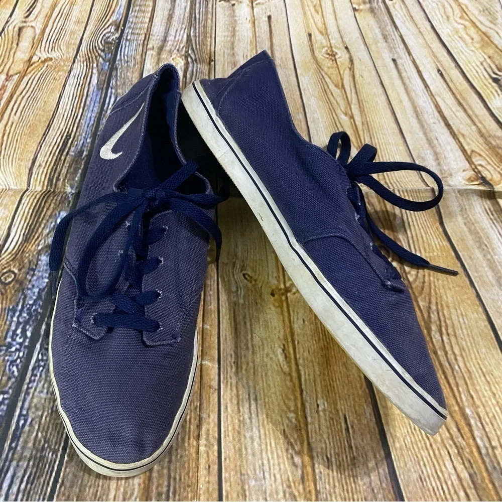 Nike SB Clutch Navy Blue Skateboarding Lace Up Sneakers Size 10
